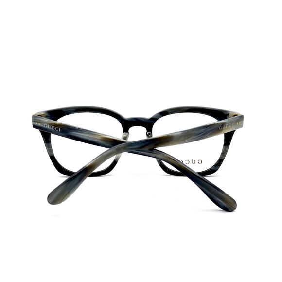 NEW GUCCI GG0572O 009 BLACK/GREY AUTHENTIC EYEGLASSES FRAME - Picture 6 of 10